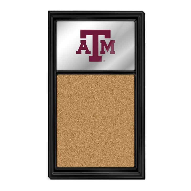 Texas A&M Aggies: Mirrored Cork Note Board