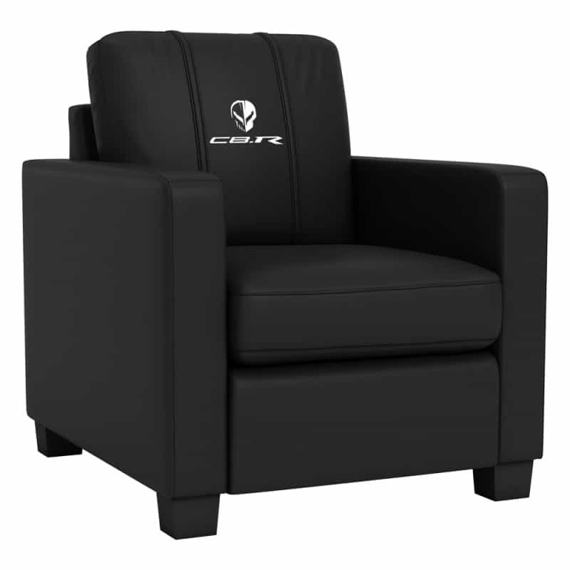 Dyno Stationary Club Chair With C8r Jake White Logo