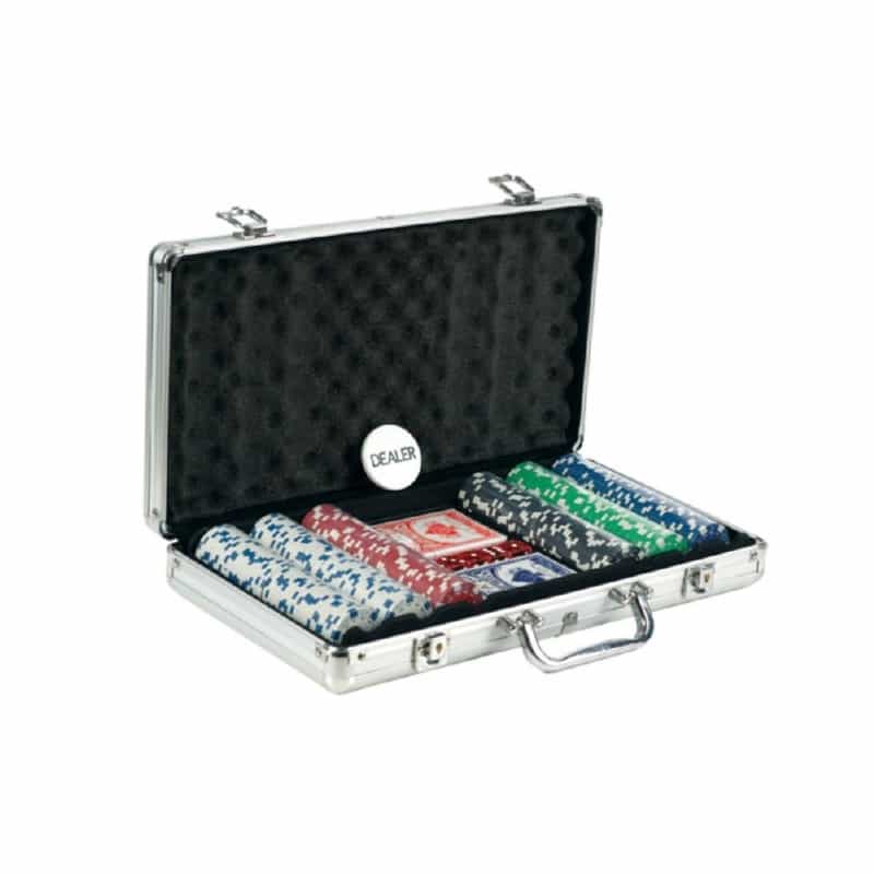 300Pc. 11.5G Dice Chips In Aluminum Case