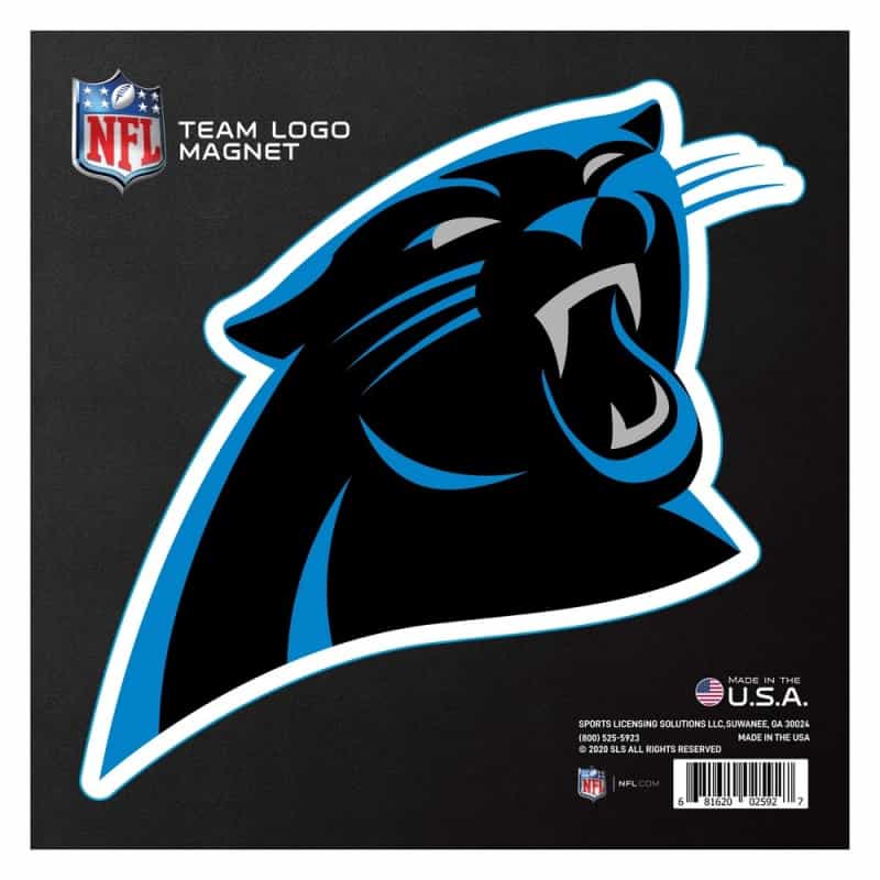 Carolina Panthers Large Team Logo Magnet 10" (8.7329"X8.3078")