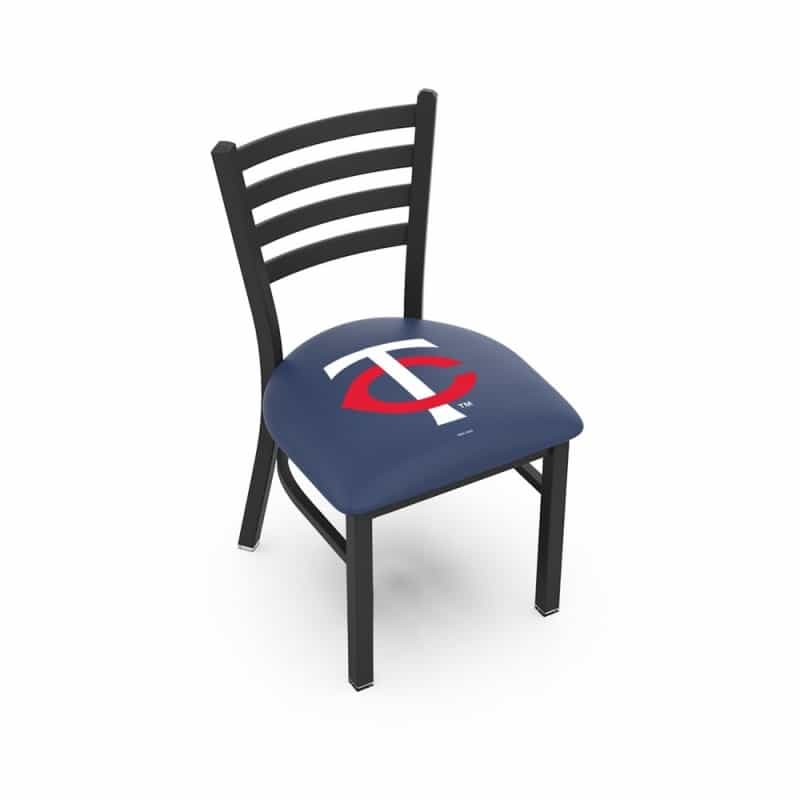 L00418 Minnesota Twins 18" Chair With Black Wrinkle Finish