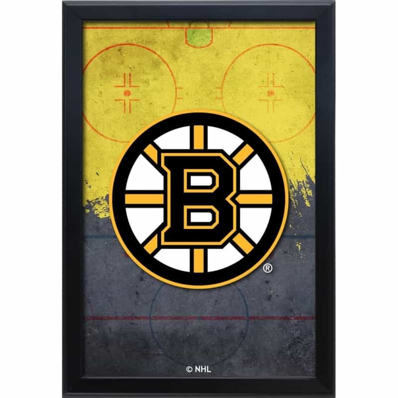 Boston Bruins 15.75" X 23.5" Led Snap Frame Lightbox By Holland Bar Stool Company