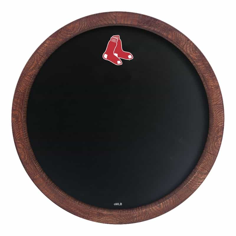 Boston Red Sox: Sox Logo - Chalkboard "Faux" Barrel Top Sign