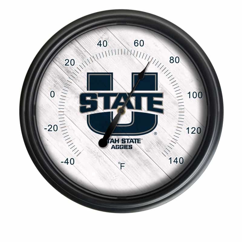 Utah State University Indoor/Outdoor Led Thermometer By Holland Bar Stool Company