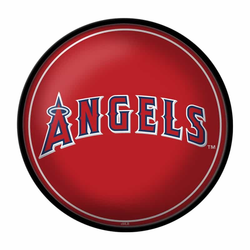 Los Angeles Angels: Wordmark - Modern Disc Wall Sign