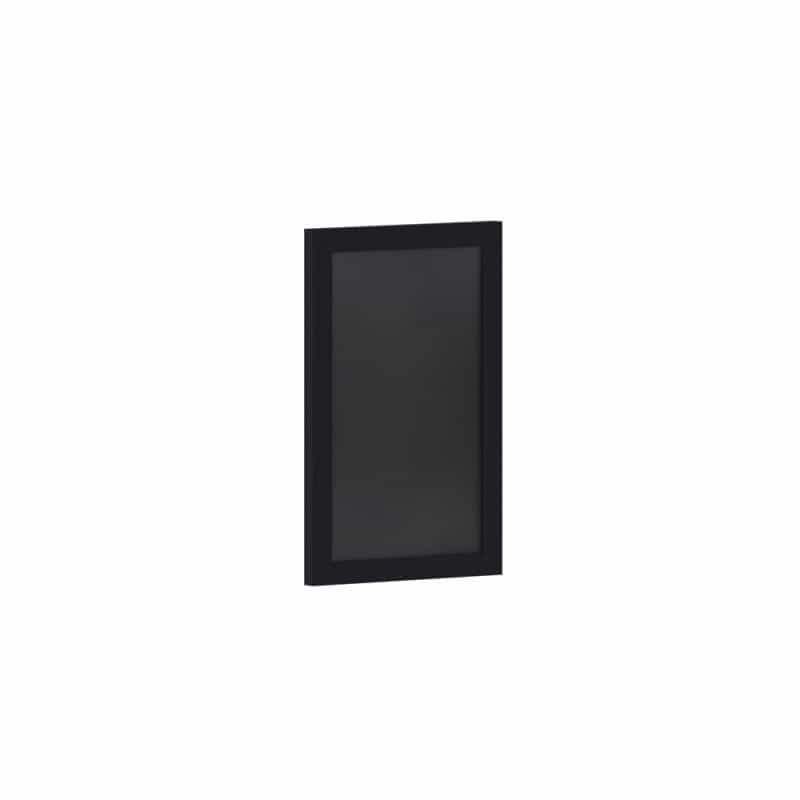 Canterbury 11" X 17" Black Wall Mount Magnetic Chalkboard Sign With Eraser, Hanging Wall Chalkboard Memo Board For Home, School, Or Business