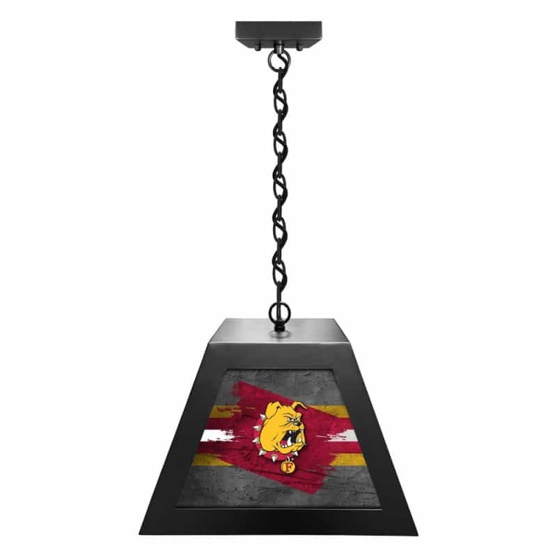 Ferris State University Pendant Box Light By Holland Bar Stool Company