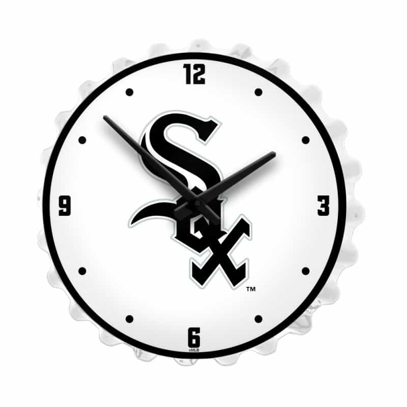 Chicago White Sox: Bottle Cap Lighted Wall Clock