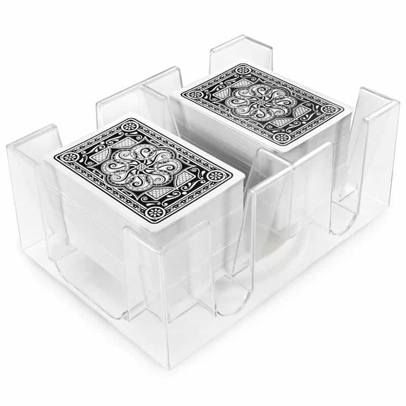 6-Deck Rotating Card Holder / Card Tray