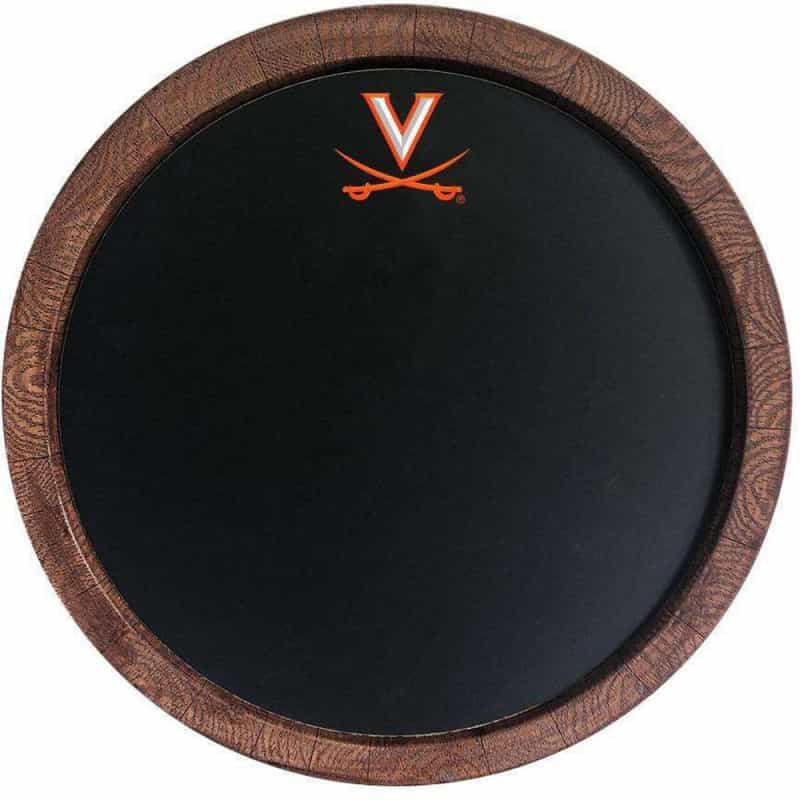 Virginia Cavaliers: Chalkboard "Faux" Barrel Top Sign