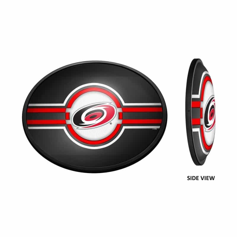 Carolina Hurricanes: Oval Slimline Illuminated Wall Sign