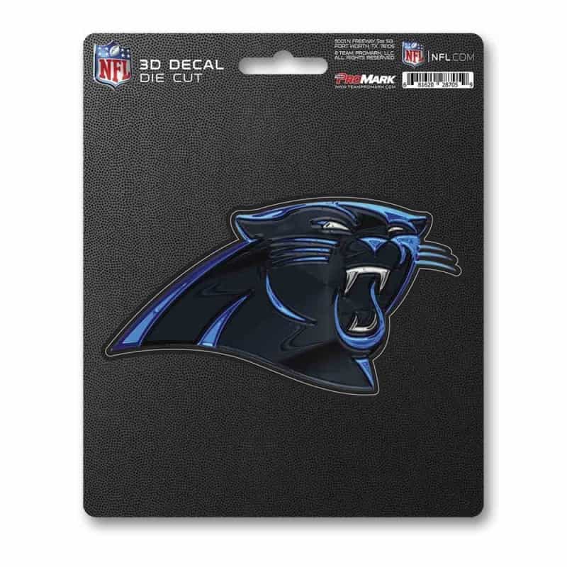 Carolina Panthers 3D Decal Sticker