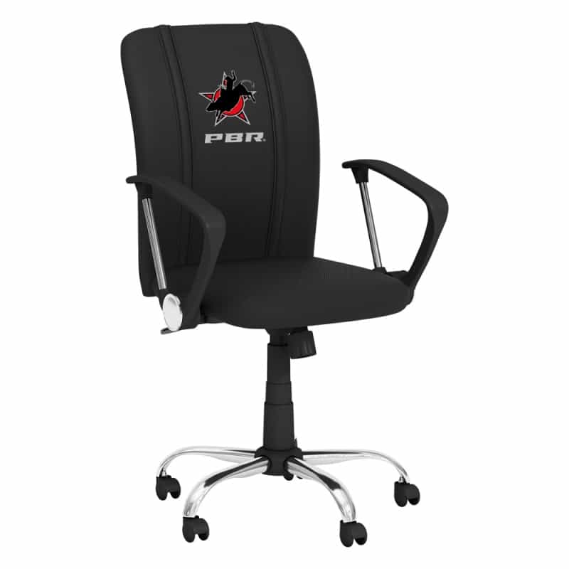 Curve Task Chair With Professional Bull Riders Star Logo