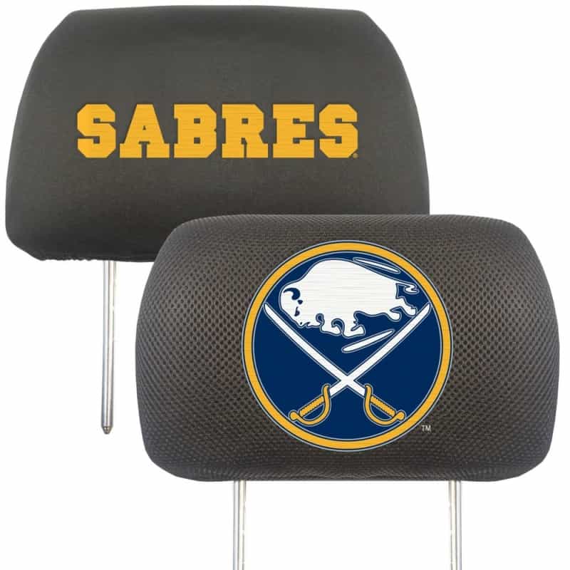 Buffalo Sabres Embroidered Head Rest Cover Set - 2 Pieces