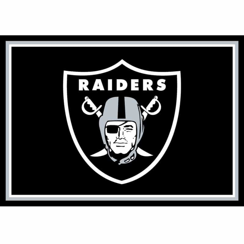 Las Vegas Raiders 3X4 Area Rug