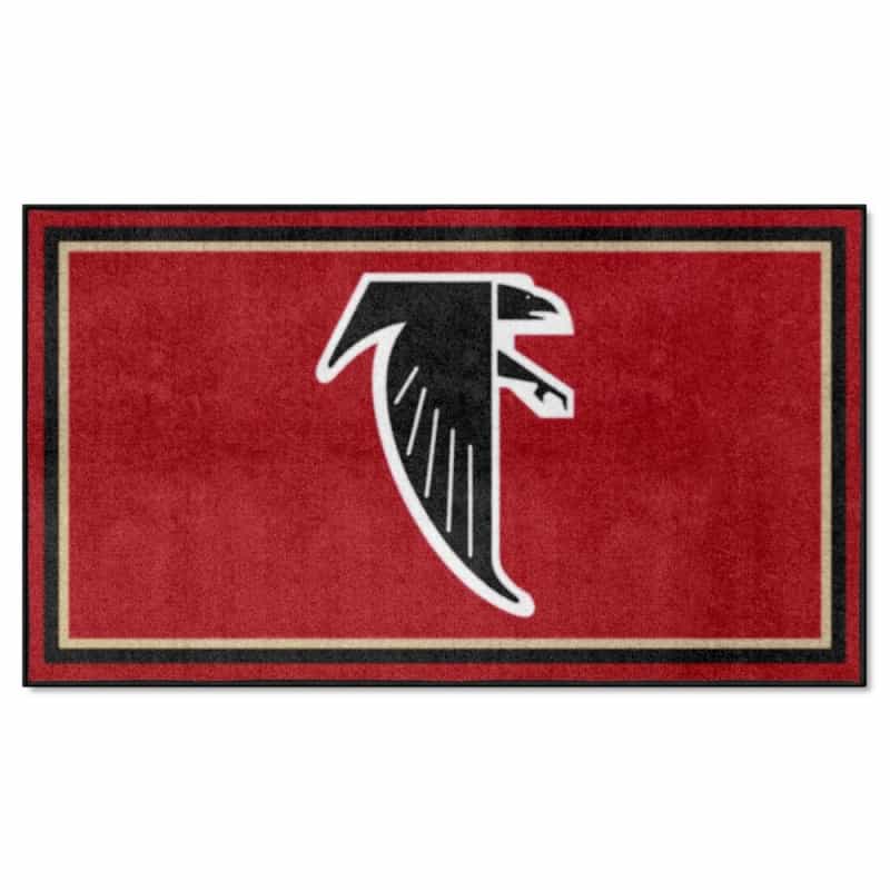 Atlanta Falcons 3Ft. X 5Ft. Plush Area Rugnfl Retro Logo, Original Falcon Logo