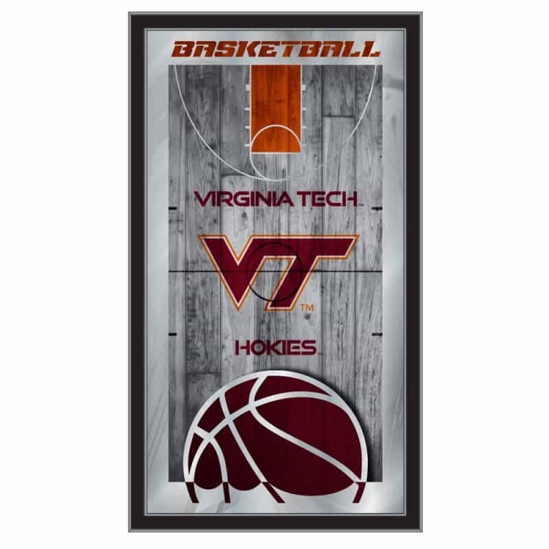 Virginia Tech 15" X 26" Basketball Mirror By Holland Bar Stool Company