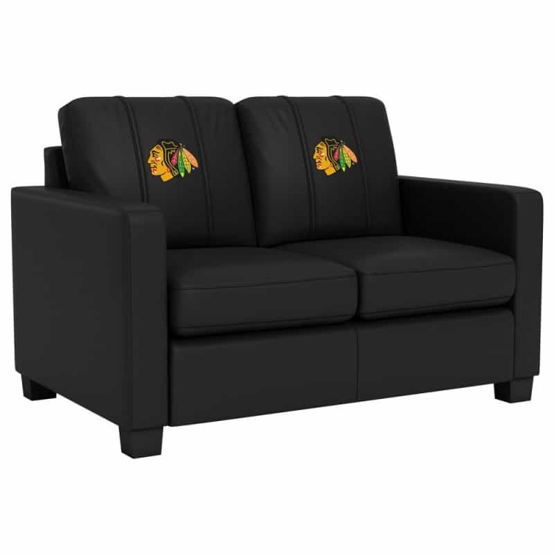 Dyno Stationary Loveseat With Chicago Blackhawks Primary Logo