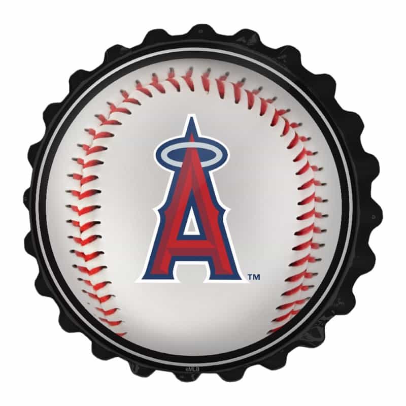 Los Angeles Angels: Baseball - Bottle Cap Wall Sign