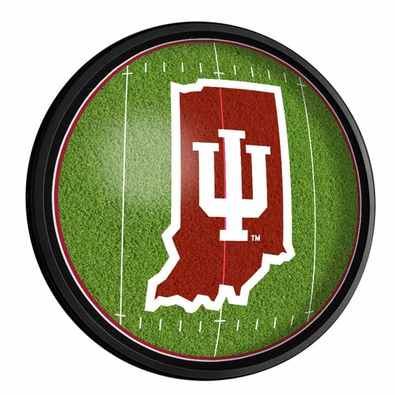 Indiana Hoosiers: On The 50 - Slimline Lighted Wall Sign
