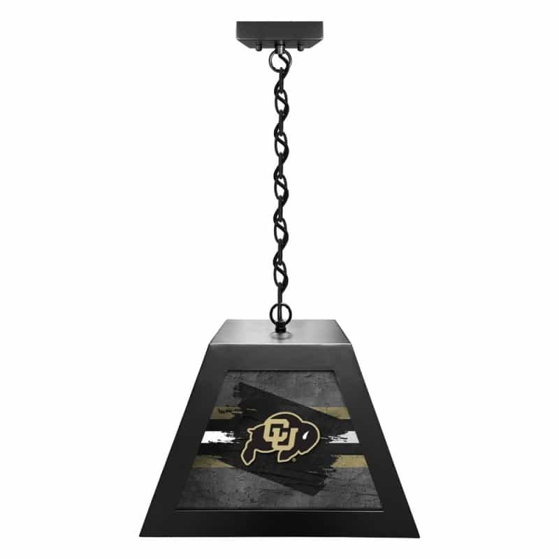 University Of Colorado Pendant Box Light By Holland Bar Stool Company