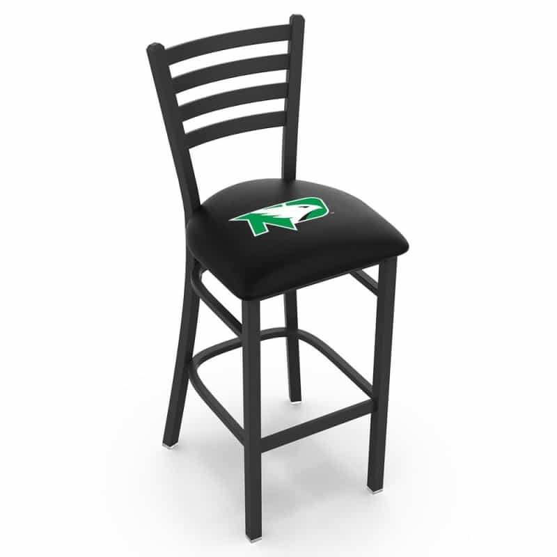L004 North Dakota 30" Stationary Bar Stool With Black Wrinkle Finish