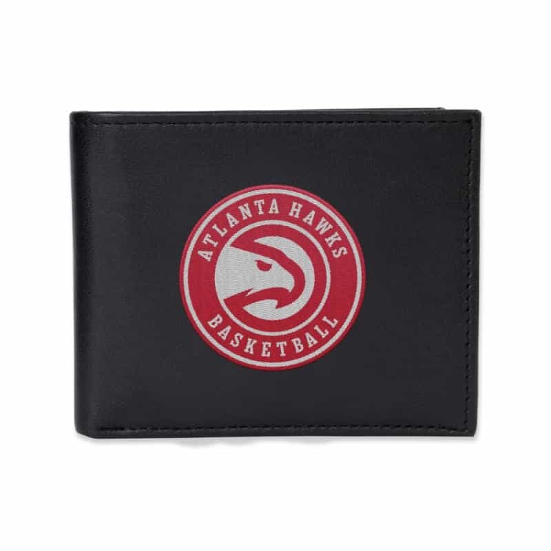 Rico Industries Nba Basketball Atlanta Hawks Standard Embroidered Bill-Fold Wallet