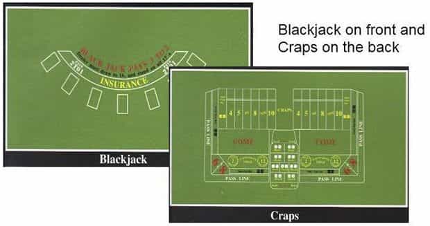 Blackjack / Craps Felt