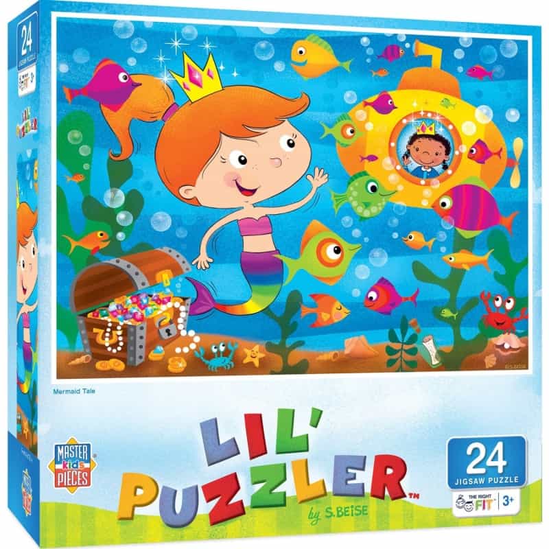 Lil Puzzler - Mermaid Tale 24 Piece Puzzle