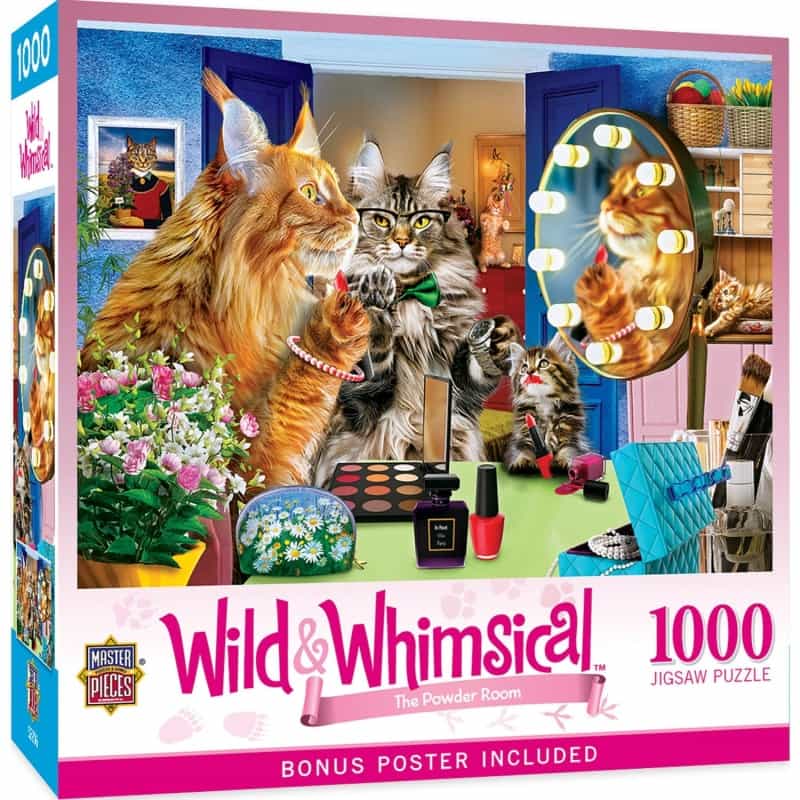Wild & Whimsical - The Powder Room 1000 Piece Puzzle