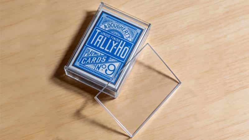 Plexiglass Card Case (1 Deck Case) By Ms Magic