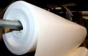 1/4" High Density Foam Table Padding In 3 Yards Segments