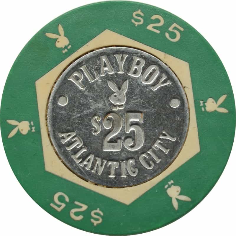 Playboy Casino Atlantic City Nj $25 Tan Chip