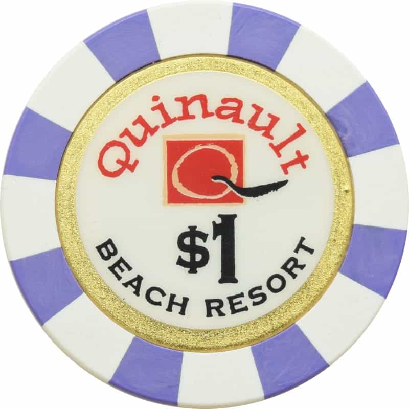 Quinault Beach Resort Casino Ocean Shores Wa $1 Chip