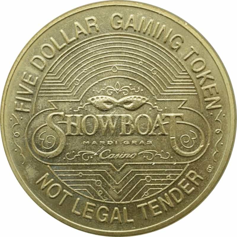 Showboat Casino E. Chicago Indiana $5 Token