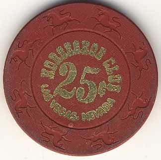 Horseshoe Club Casino Las Vegas Nevada 25 Cent Chip 1999