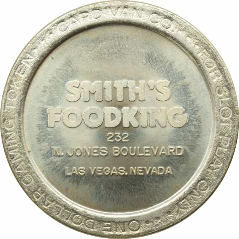Smith's Food (232 N. Jones Blvd.) Las Vegas Nv $1 Token 1986