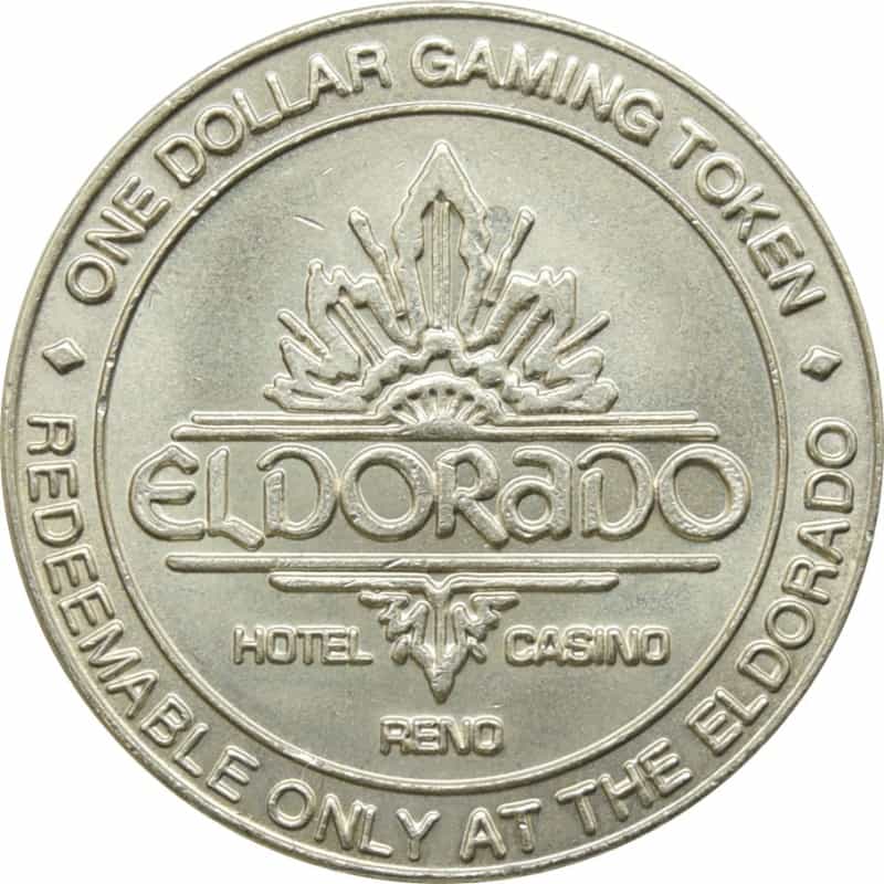 Eldorado Casino Reno Nv $1 Token 1994