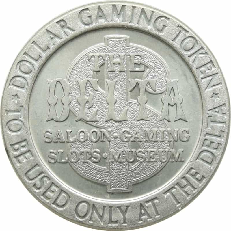 Delta Saloon Casino Virginia City Nv $1 Token 1966