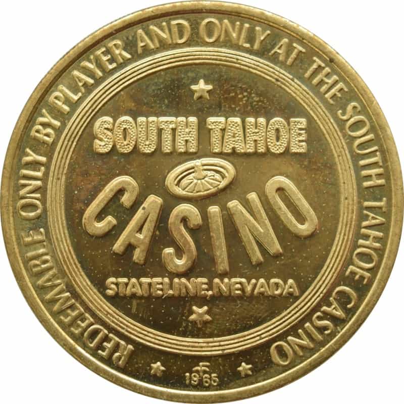 South Tahoe Casino Lake Tahoe Nv $1 Token 1965