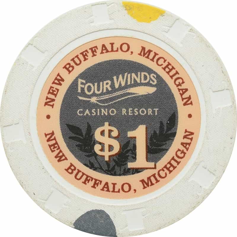 Four Winds Casino New Buffalo Mi $1 Chip #2