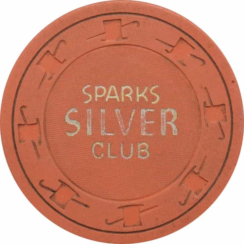 Silver Club (Karl's) Casino Sparks Nevada 25 Cent Chip 1963