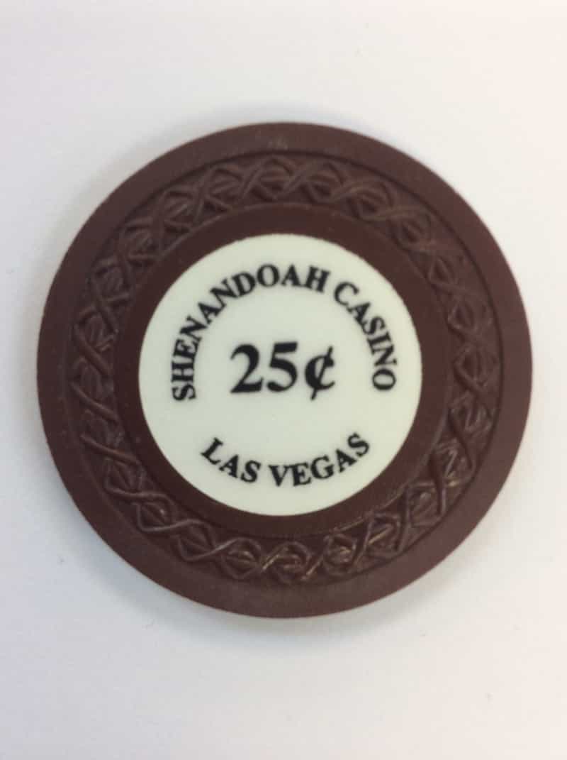 Shenandoah Casino Las Vegas Nevada 25 Cent Chip 1990s