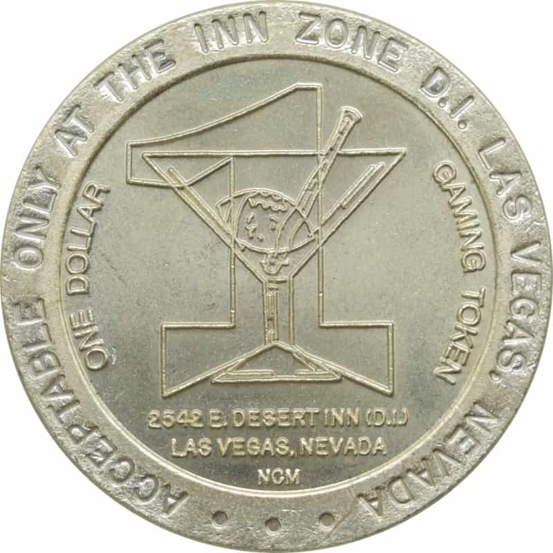 Inn Zone Gaming Las Vegas Nevada $1 Token 1989