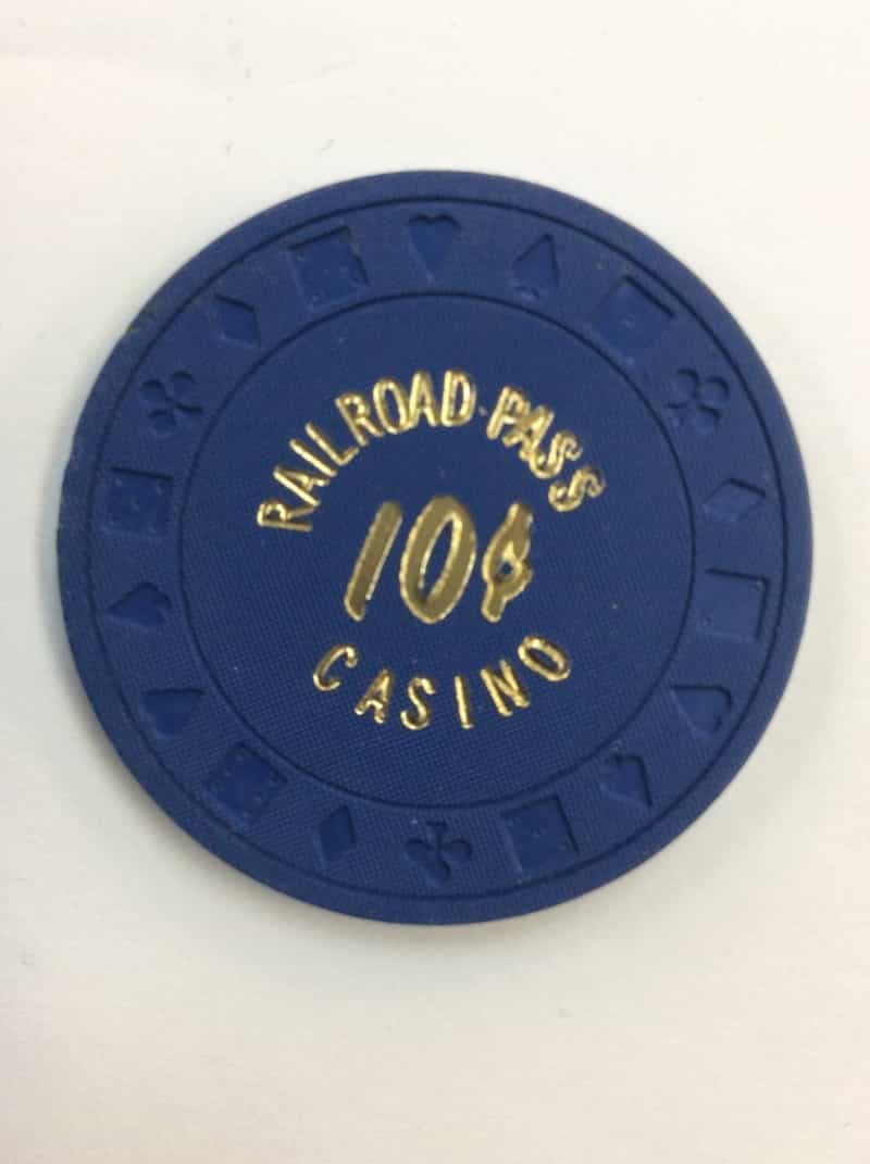 Railroad Pass Casino Henderson Nevada 10 Cent Chip 1980