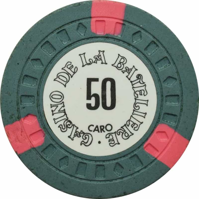 Casino Bateliere Plazza Fort-De-France Martinique 50 Caro Chip