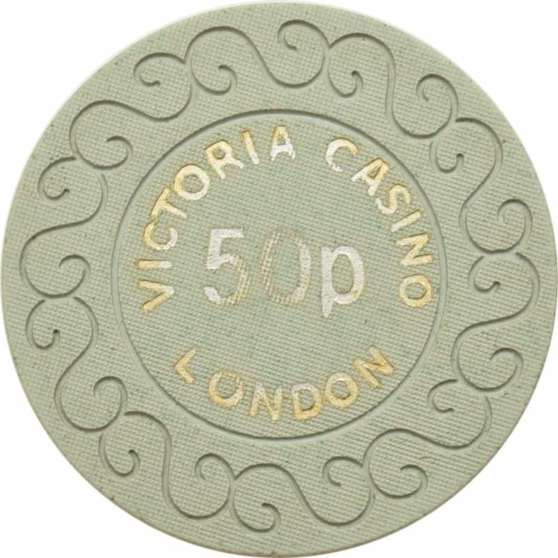 Victoria Casino (Sporting Club) London United Kingdom 50P Chip