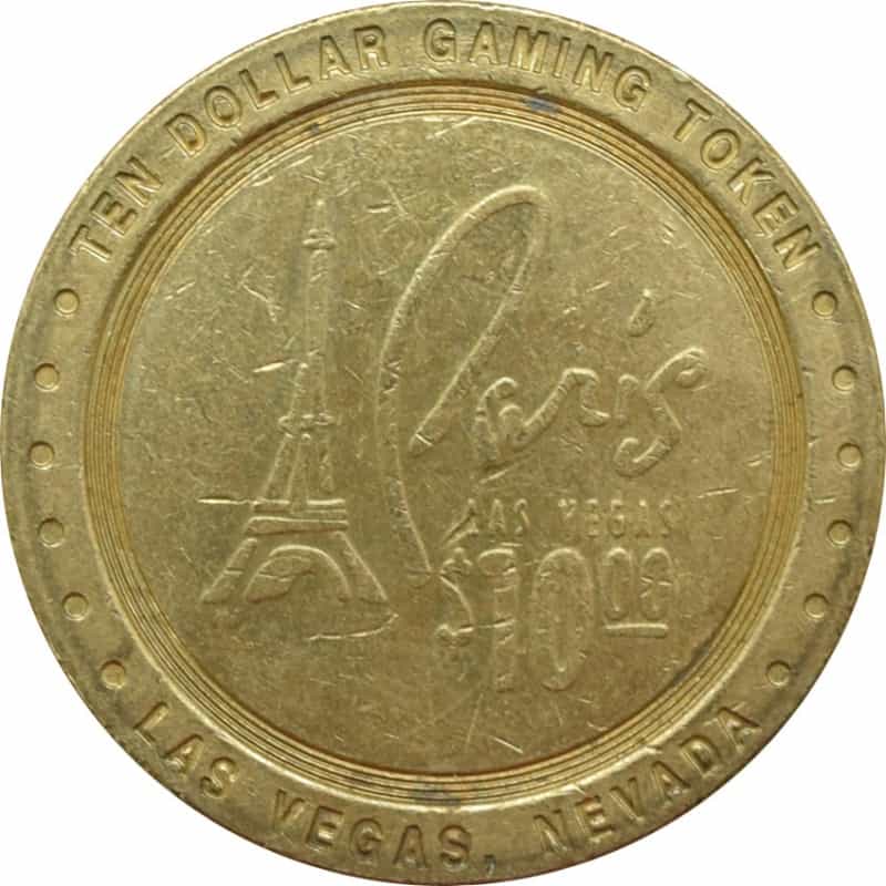 Paris Casino Las Vegas Nevada $10 Arc De Triomphe Token 1999