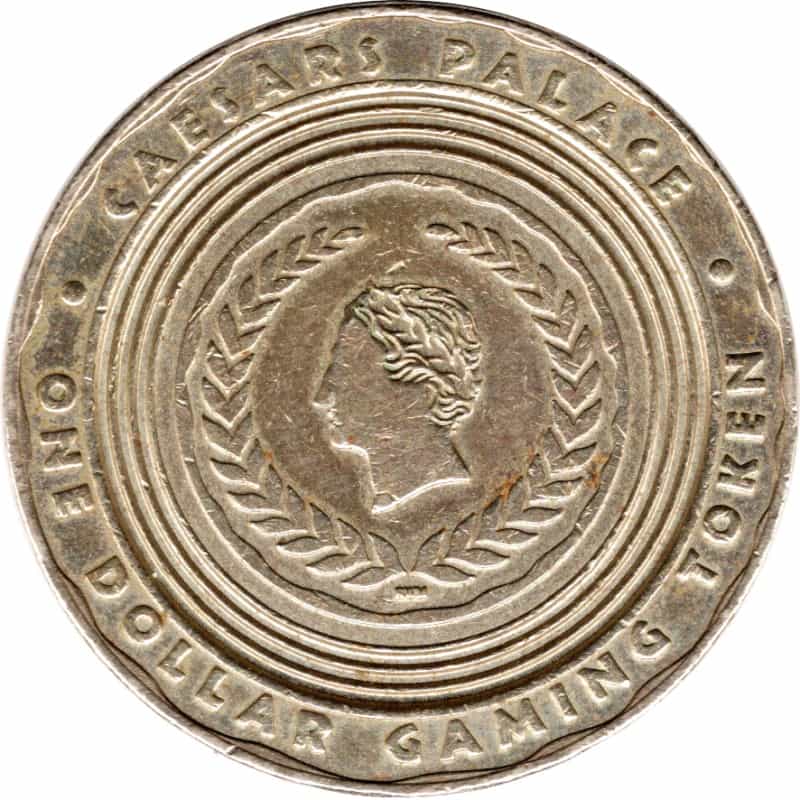 Caesars Palace Casino Las Vegas Nevada $1 Token 2003