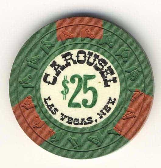 Carousel Casino Las Vegas Nevada $25 Chip 1968